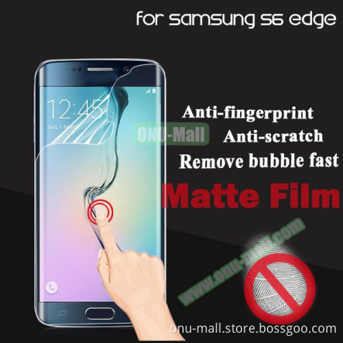 Hot selling Explosion-proof Tempered Glass full cover screen guard for Samsung galaxy s6 edge